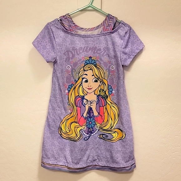 Disney Rapunzel Girls Nightgown Size 4